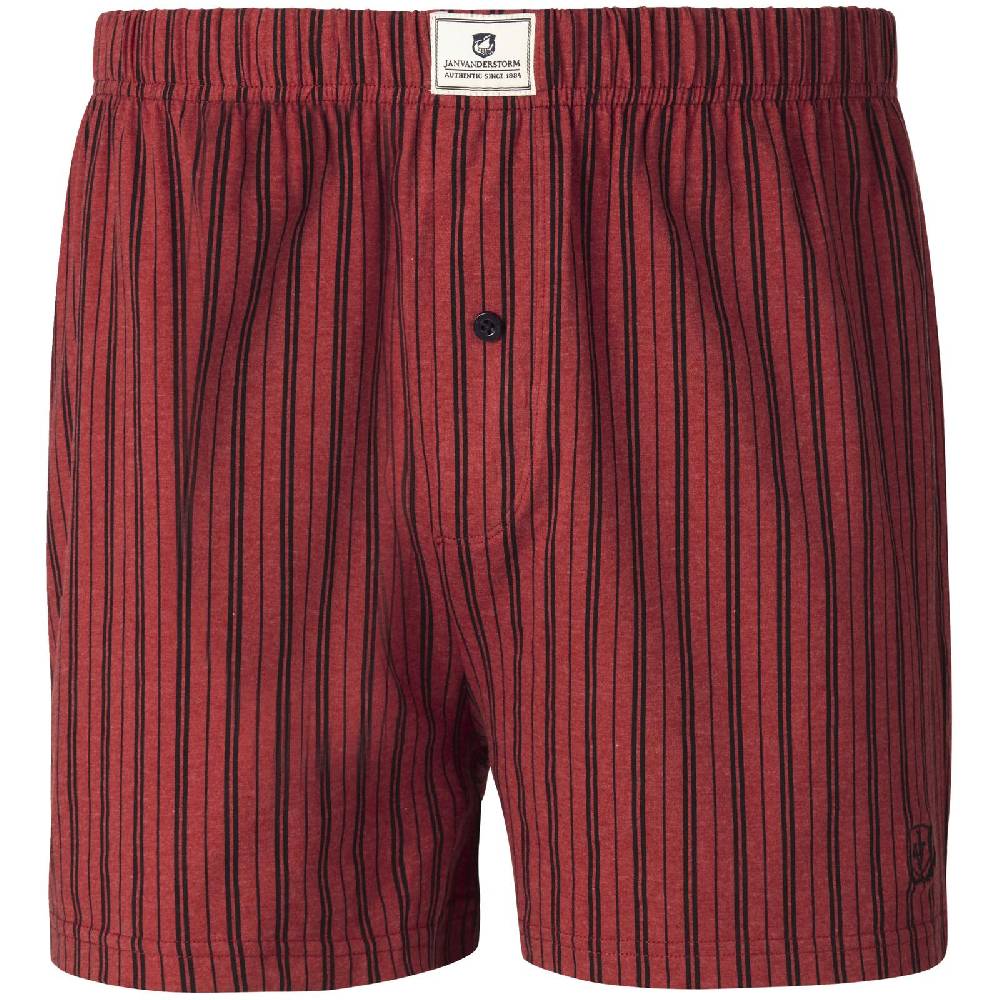Jan Vanderstorm 2er Pack Boxershorts THURE rot grau Tägliche Deals