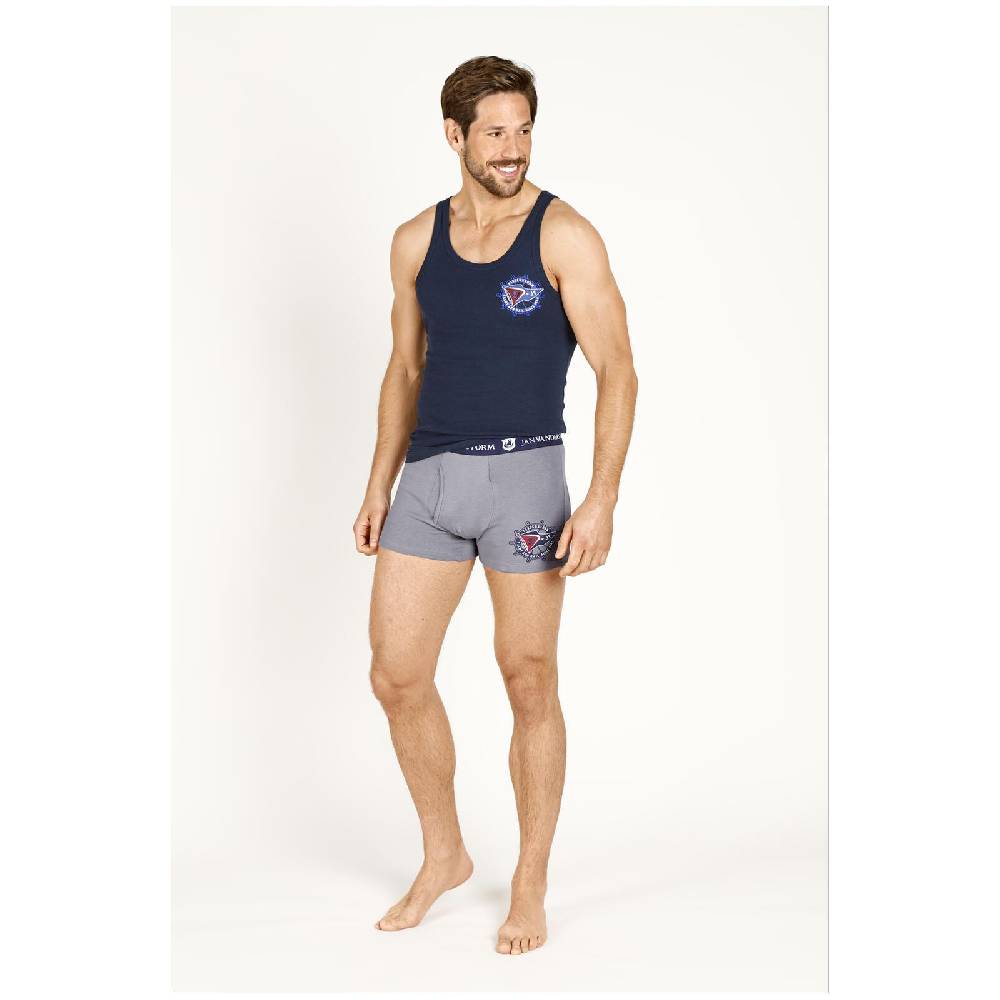 Jan Vanderstorm 2er Pack Retropant HARRI grau blau Nur für heute