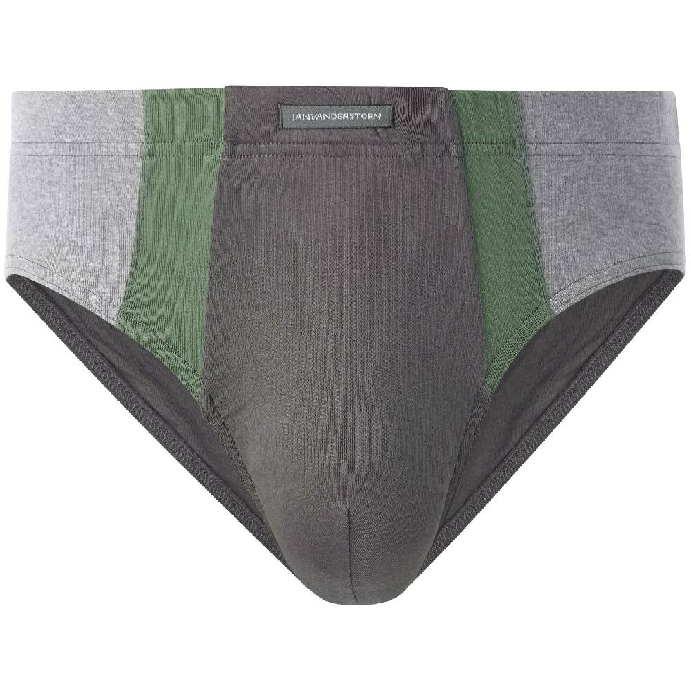 Jan Vanderstorm 4er Pack Sportslip FINNBARR dunkelgrau Clearance-Verkauf