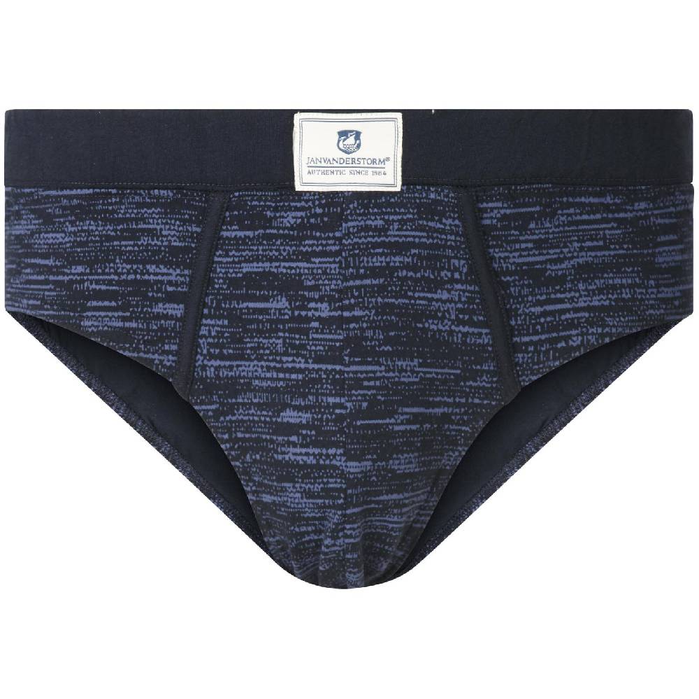 Jan Vanderstorm 2er Pack Slip ARKADI dunkelblau bedruckt Begrenzt auf 3 Tage