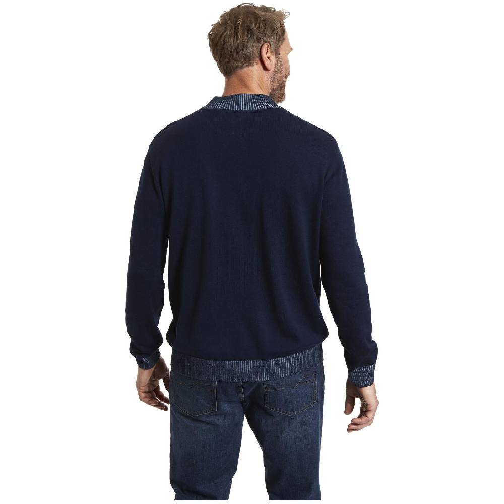 Jan Vanderstorm Pullover UNDORICH dunkelblau Günstiger Verkauf