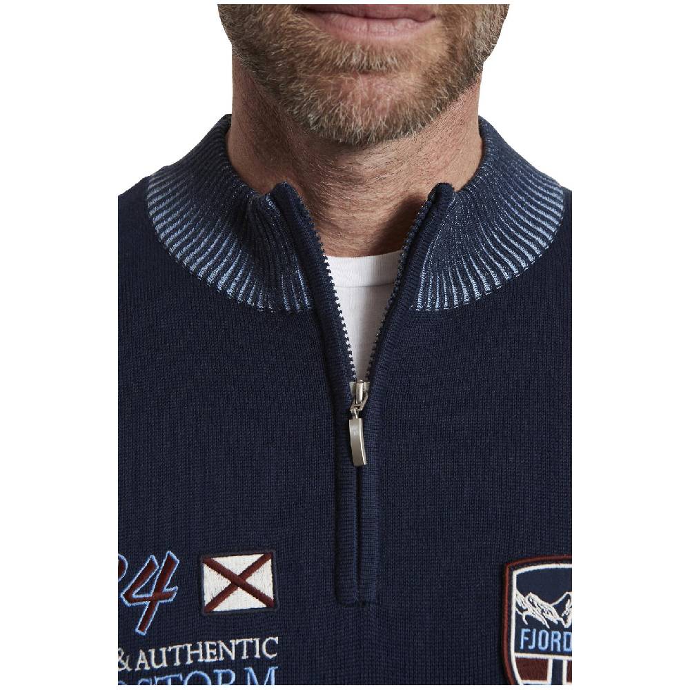 Jan Vanderstorm Pullover UNDORICH dunkelblau Günstiger Verkauf