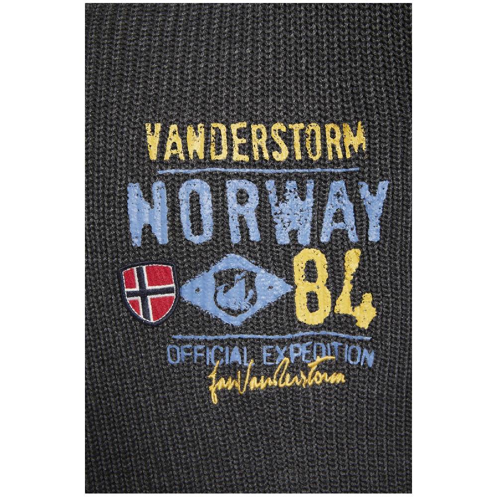 Jan Vanderstorm Pullover JELLEN dunkelgrau Fabrikverkauf