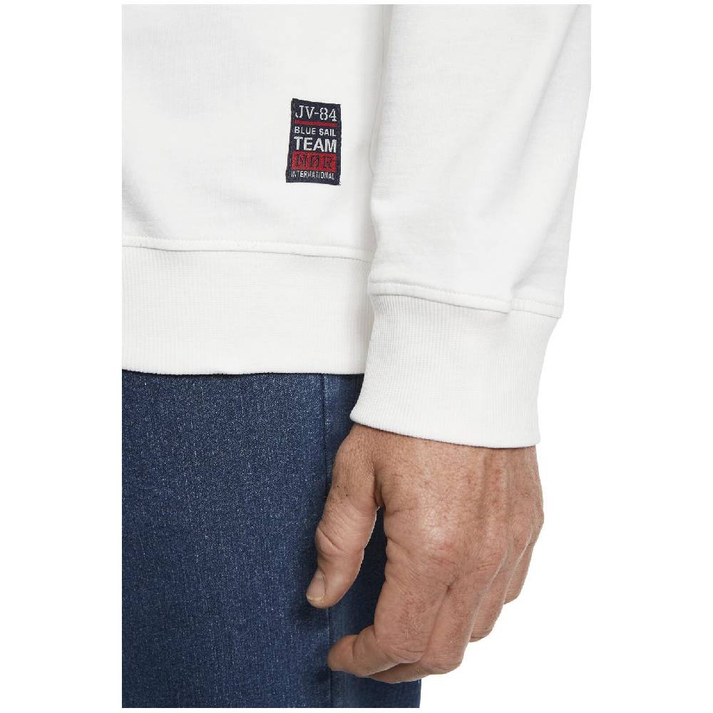 Jan Vanderstorm Sweatjacke BARUK wollweiß Meist gekauft