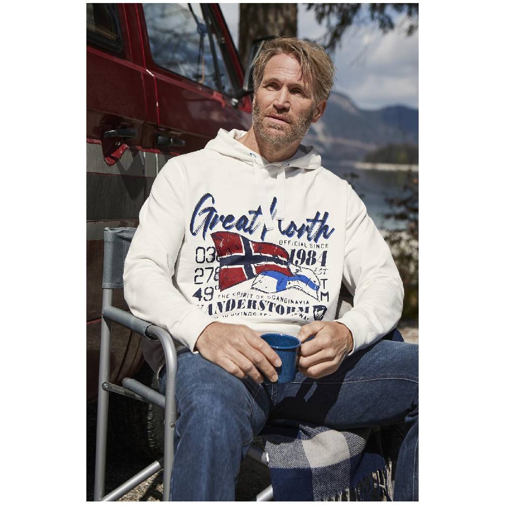 Jan Vanderstorm Sweatshirt JOUPPI weiß Blitzverkäufe