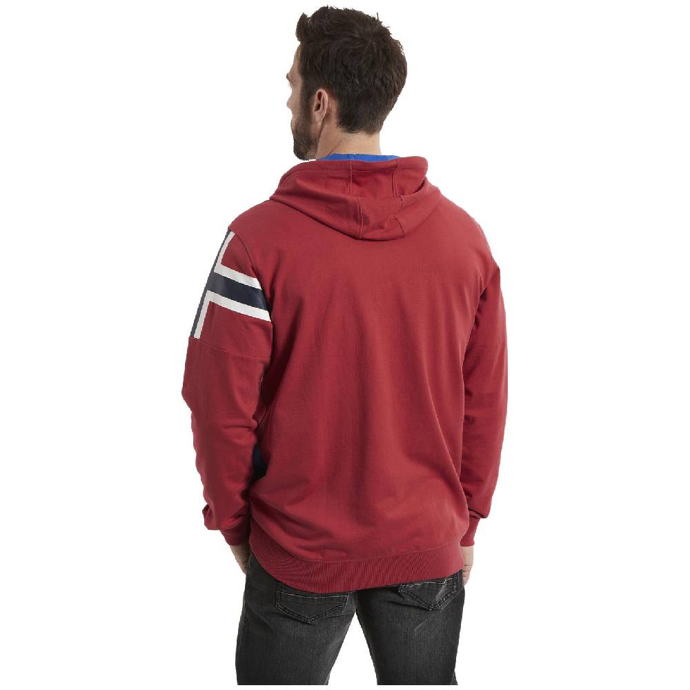 Jan Vanderstorm Sweatjacke ANTOO rot Kostenloser Versand