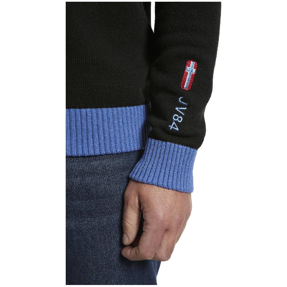 Jan Vanderstorm Strickjacke HERSKA schwarz Fabrik Onlineshop