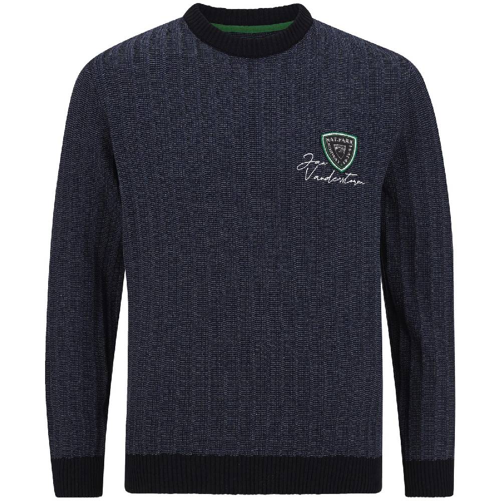 Jan Vanderstorm Pullover RICKMER dunkelblau melange Sonderangebot