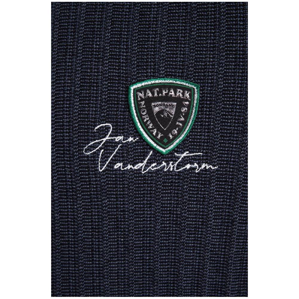 Jan Vanderstorm Pullover RICKMER dunkelblau melange Sonderangebot
