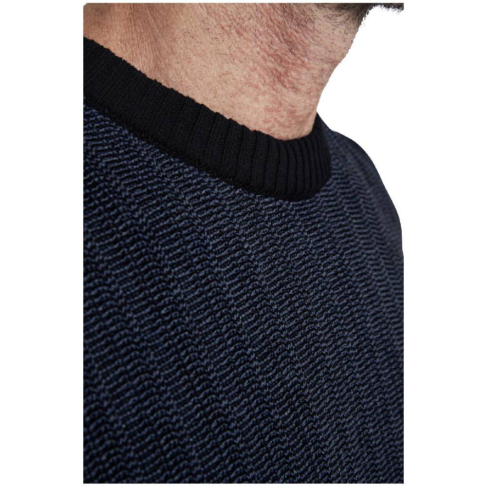 Jan Vanderstorm Pullover RICKMER dunkelblau melange Sonderangebot