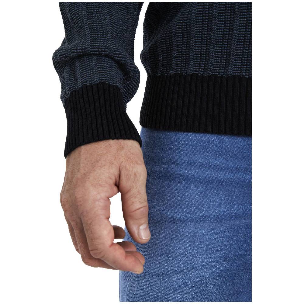 Jan Vanderstorm Pullover RICKMER dunkelblau melange Sonderangebot