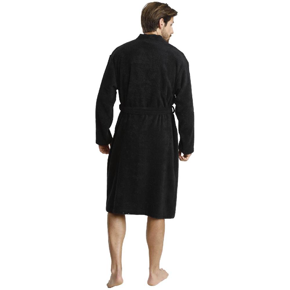 Jan Vanderstorm Bademantel JANNING schwarz Flash Sale