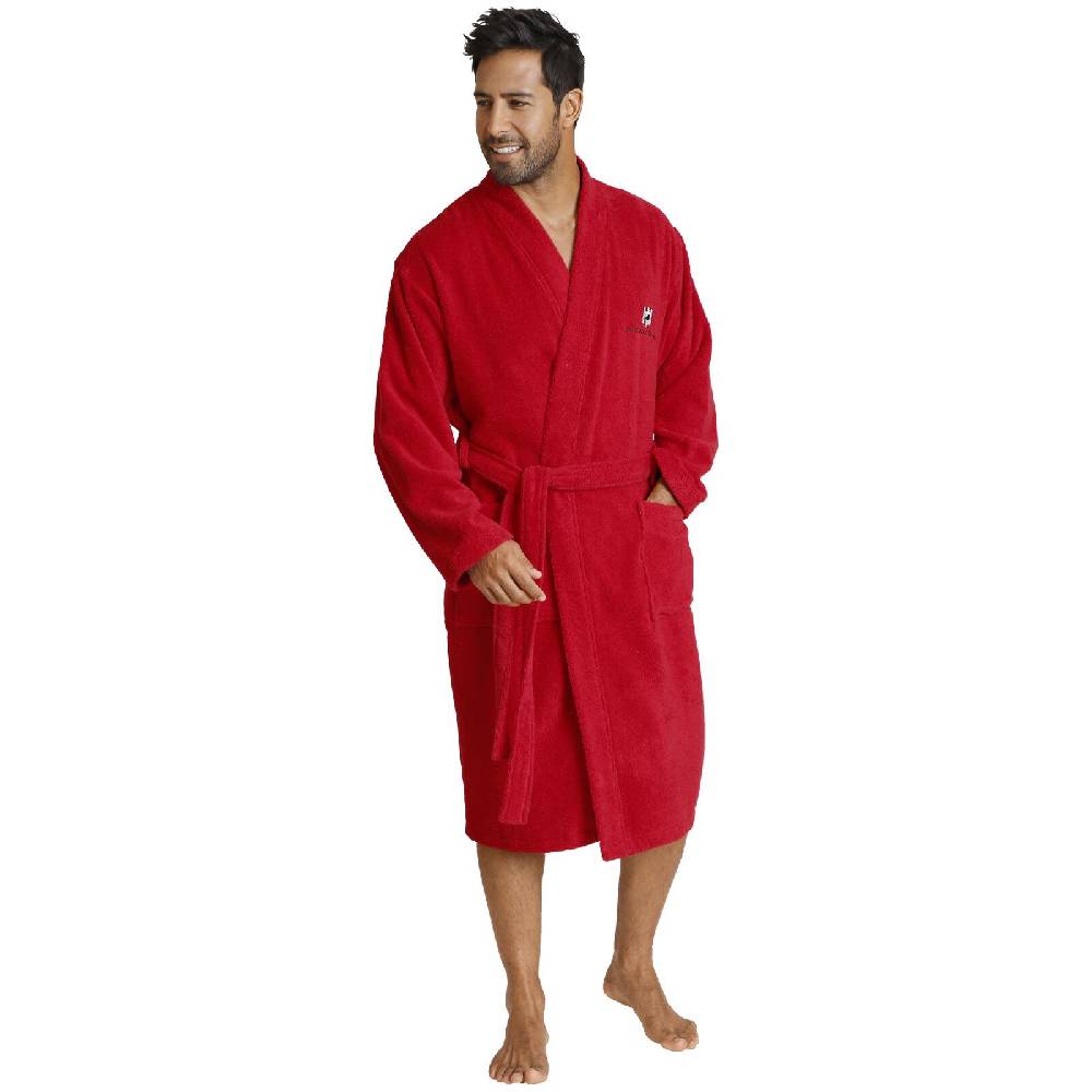Jan Vanderstorm Bademantel JANNING rot Begrenztes Angebot