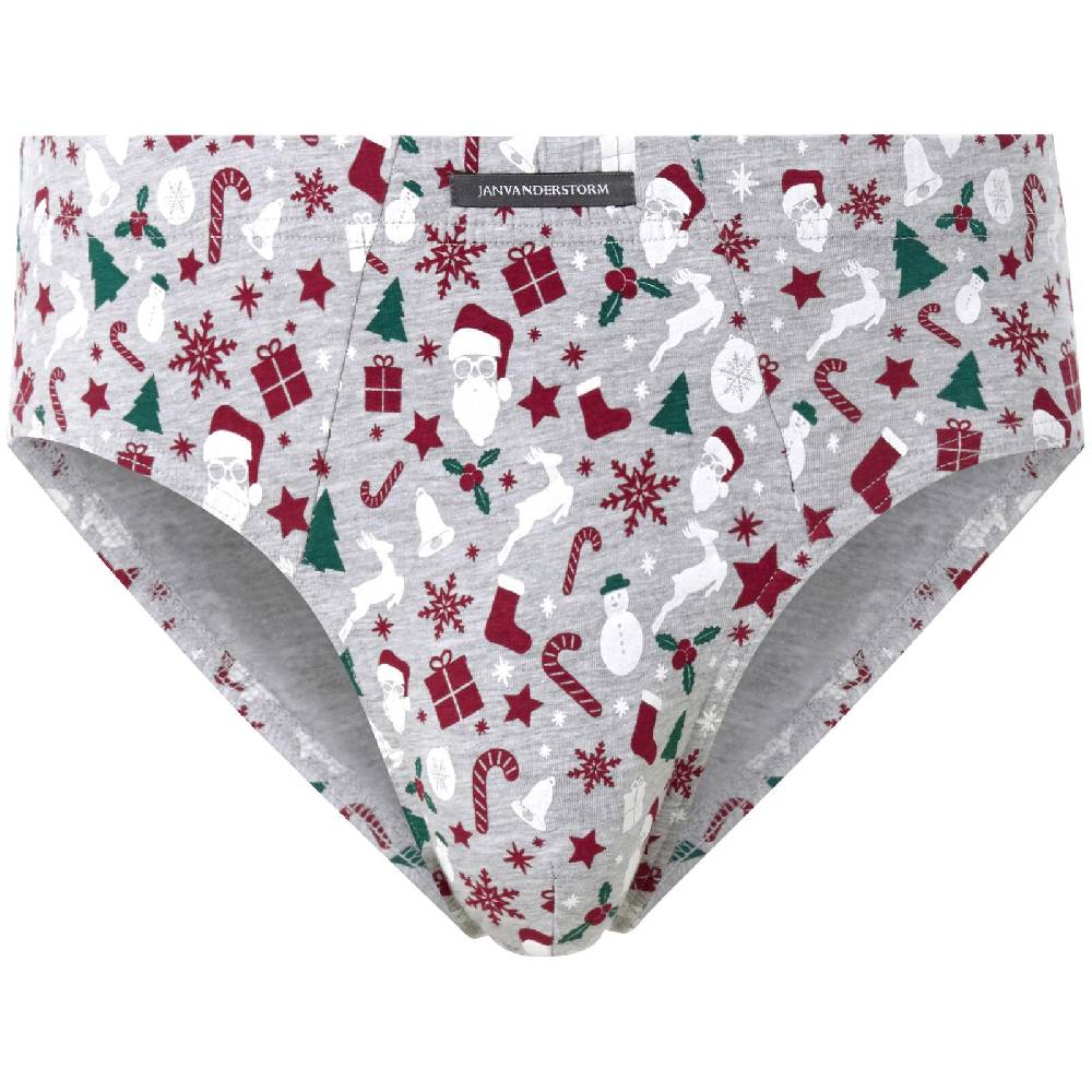 Jan Vanderstorm 3er Pack Slip JAAN schwarz grau rot Jubiläumsangebot