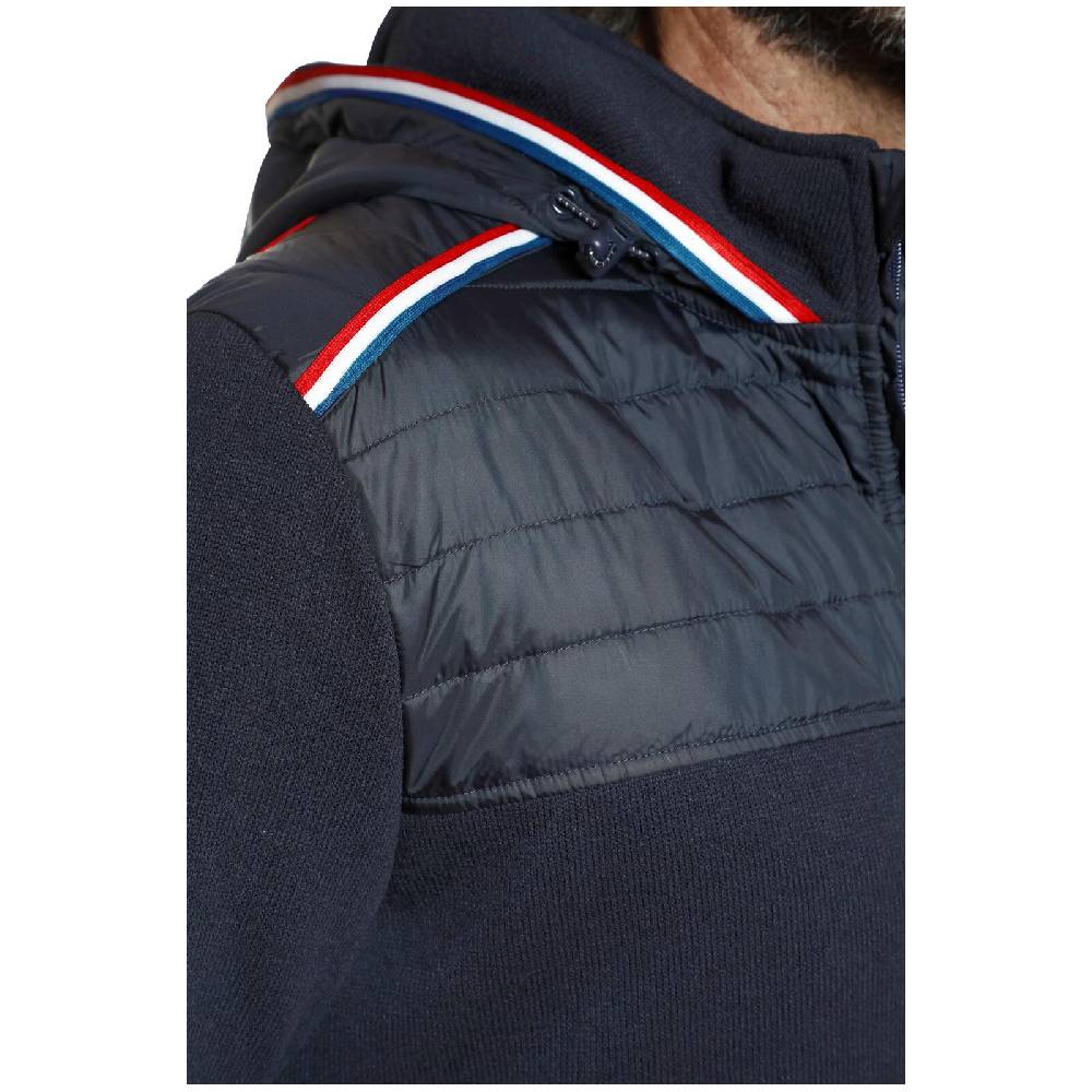Jan Vanderstorm Strickfleecejacke STELLAN dunkelblau Saisonale Angebote