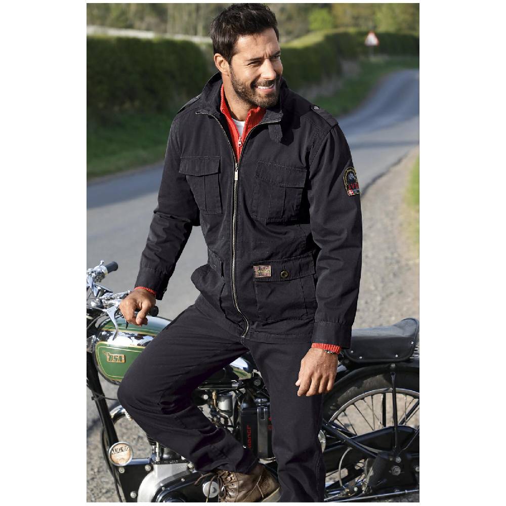 Jan Vanderstorm Fieldjacket BROR schwarz Kauf eins, bekomm eins gratis