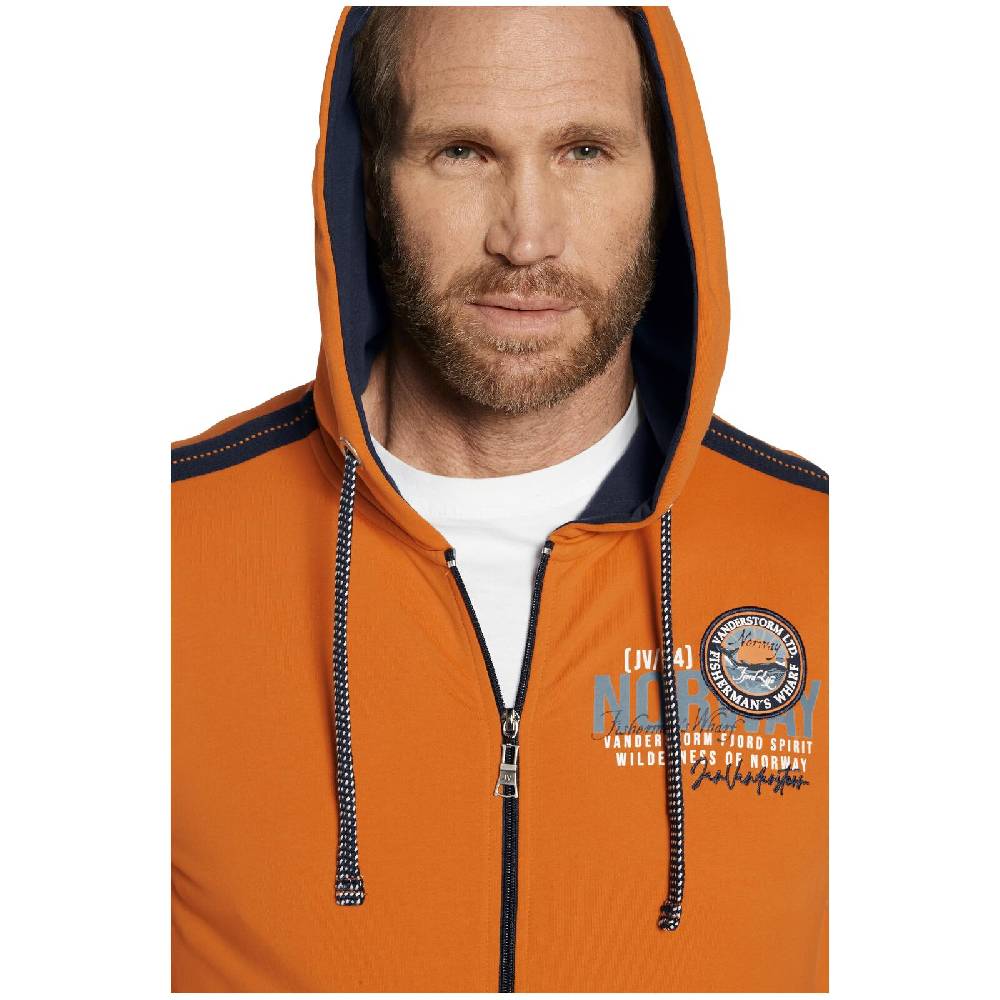 Jan Vanderstorm Sweatjacke RENKO orange Super Sparpreis