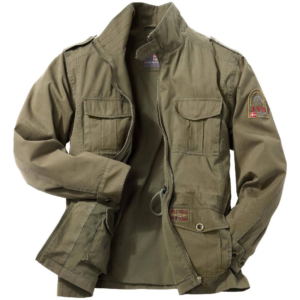 Jan Vanderstorm Fieldjacket BROR oliv Zeitbegrenzte Promotion