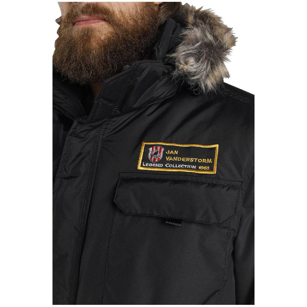 Jan Vanderstorm Outdoorjacke AJAN schwarz Bis zu 50% Rabatt