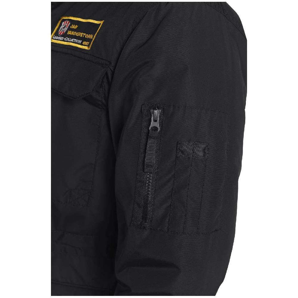 Jan Vanderstorm Outdoorjacke AJAN schwarz Bis zu 50% Rabatt