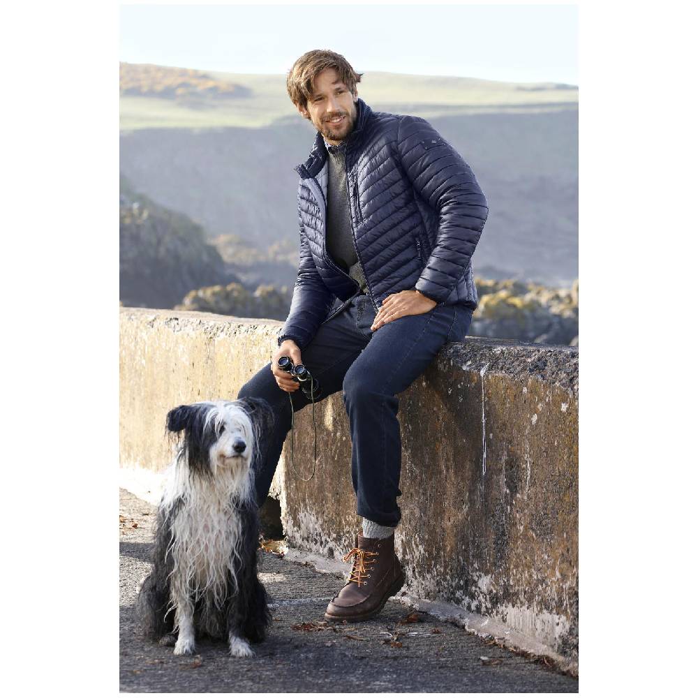 Jan Vanderstorm Steppjacke DANKRAD blau Bis zu 65% Rabatt