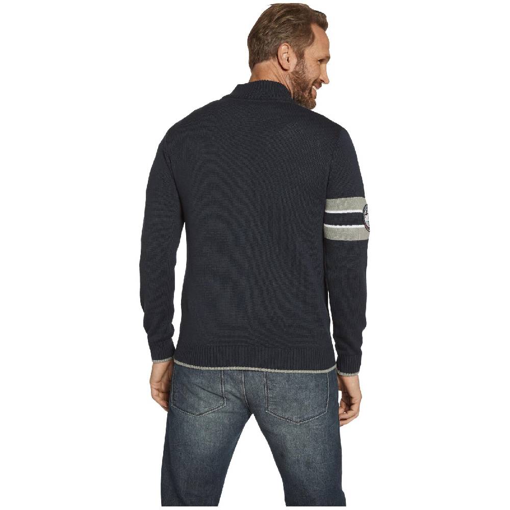 Jan Vanderstorm Strickjacke ROLUF dunkelblau Super Rabatt