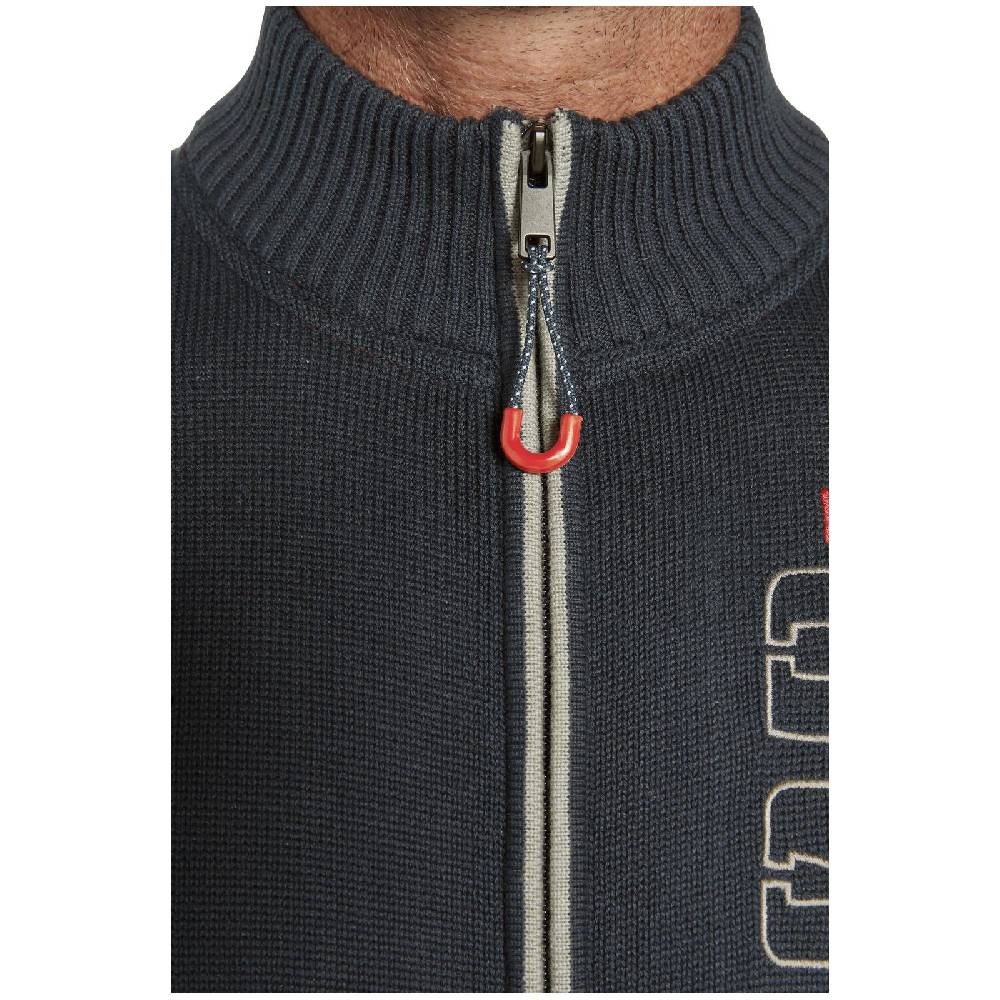 Jan Vanderstorm Strickjacke ROLUF dunkelblau Super Rabatt