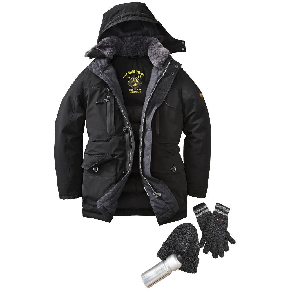 Jan Vanderstorm Funktionsjacke BOTULFR schwarz Clearance-Verkauf