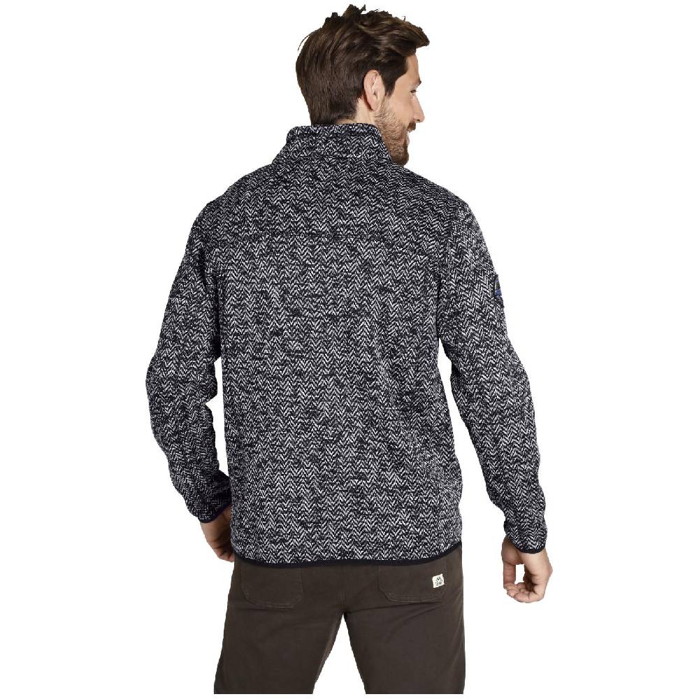 Jan Vanderstorm Strickfleecejacke KOLMUND schwarz Begrenzt auf 3 Tage