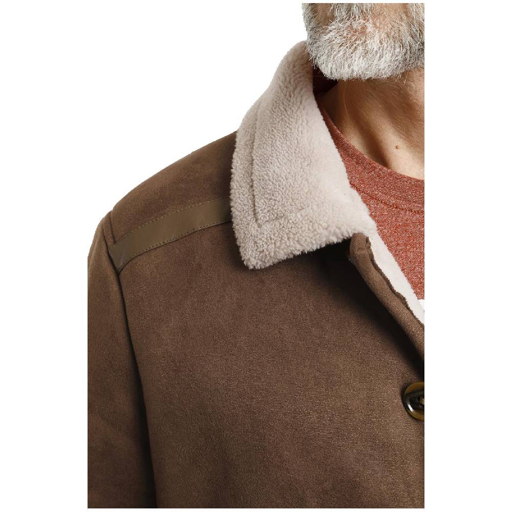 Jan Vanderstorm Jacke in Lederoptik LOTHAR braun Rabatte dieses Monats