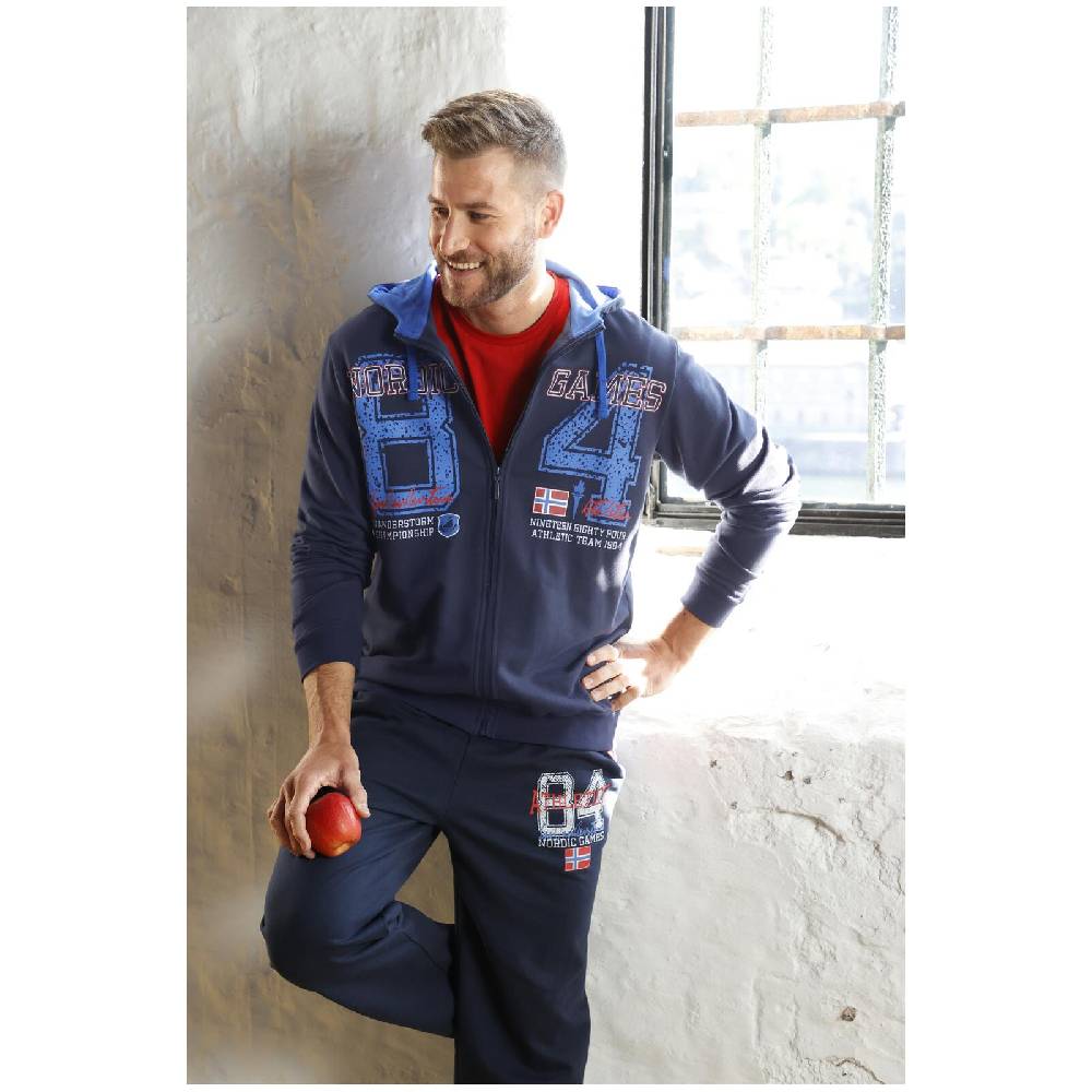 Jan Vanderstorm Sweatjacke GOSWIN dunkelblau Outlet