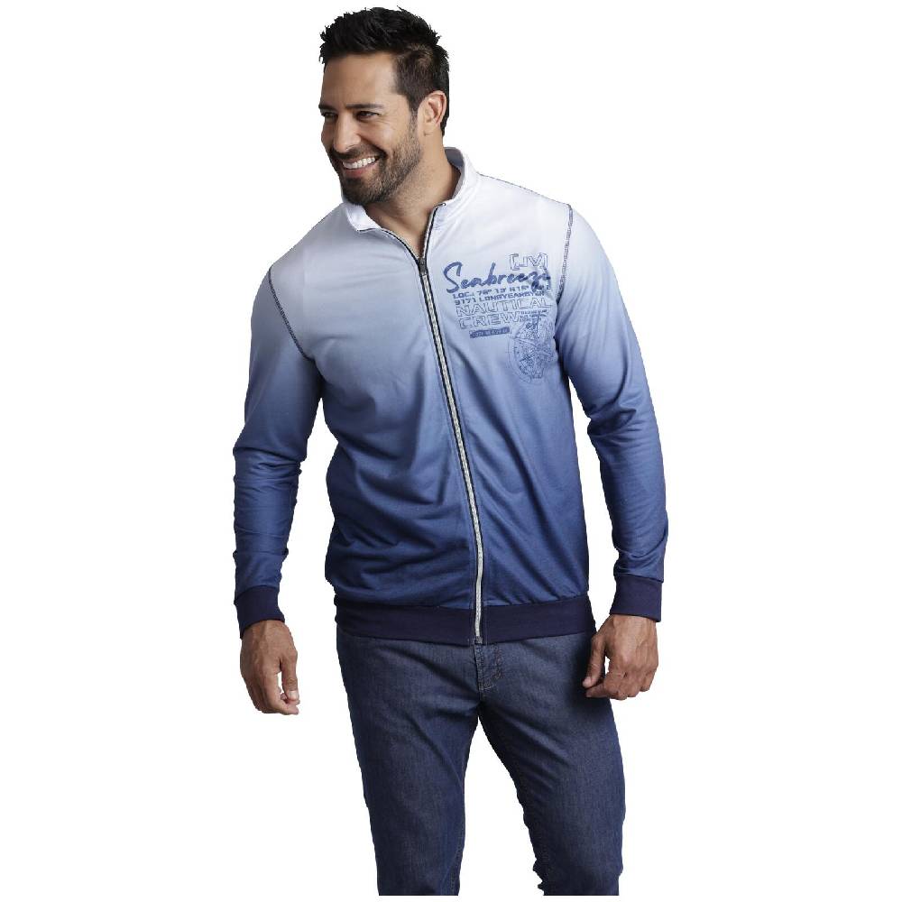 Jan Vanderstorm Sweatjacke JAIS blau Fabrikpreis