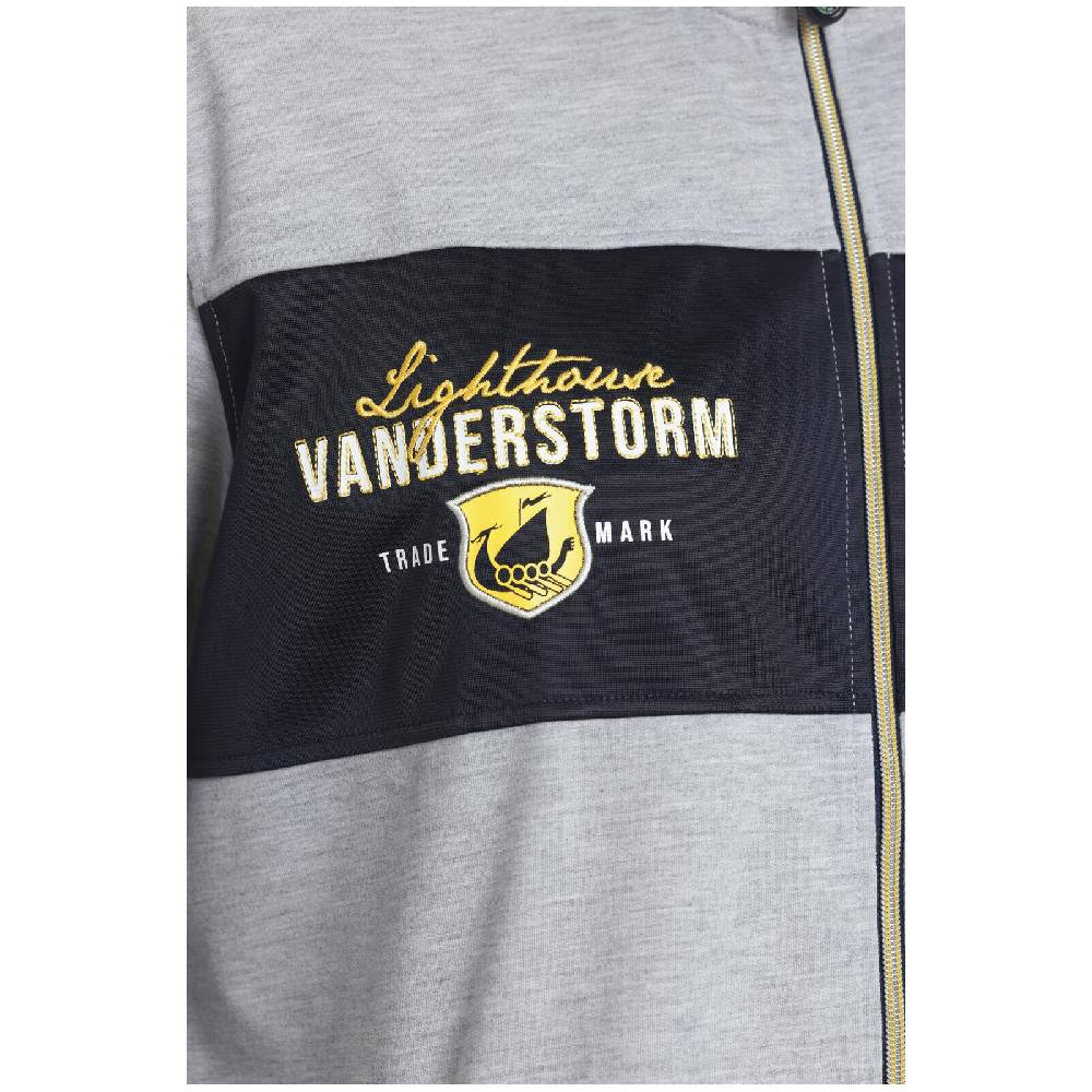 Jan Vanderstorm Sweatjacke HARDWIN grau melange Sonderangebot