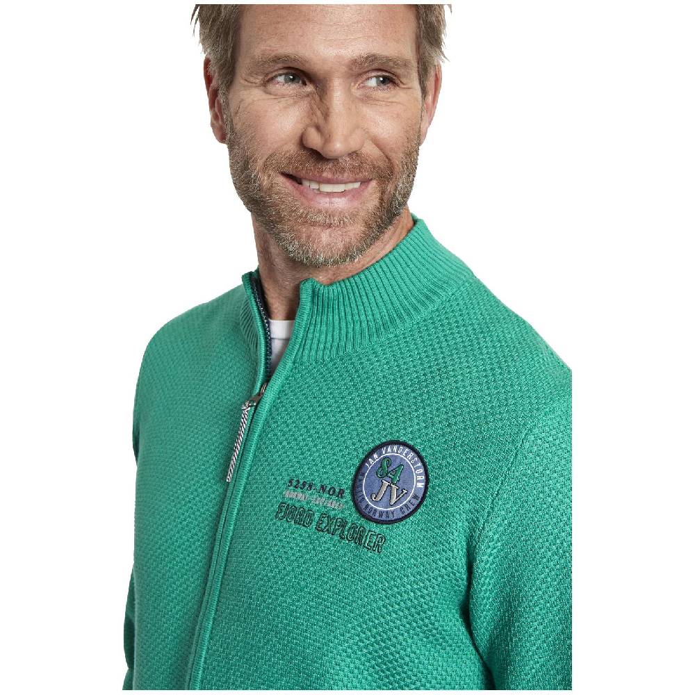Jan Vanderstorm Strickjacke GAUT grün Rabatt