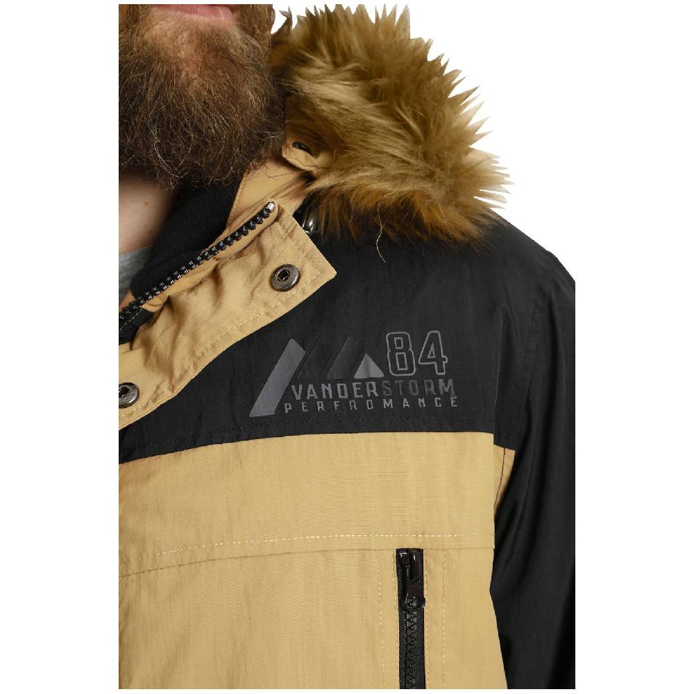 Jan Vanderstorm Parka JOKUM beige schwarz Black Friday