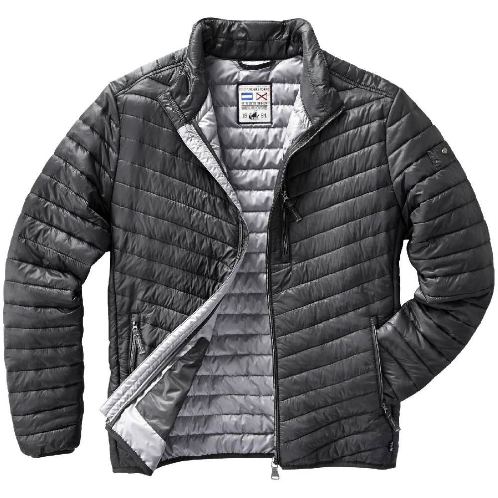 Jan Vanderstorm Steppjacke DANKRAD grau Valentinstagsangebot