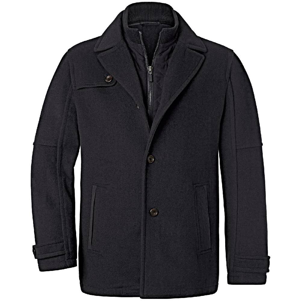 Jan Vanderstorm Wolljacke TJORVE schwarz