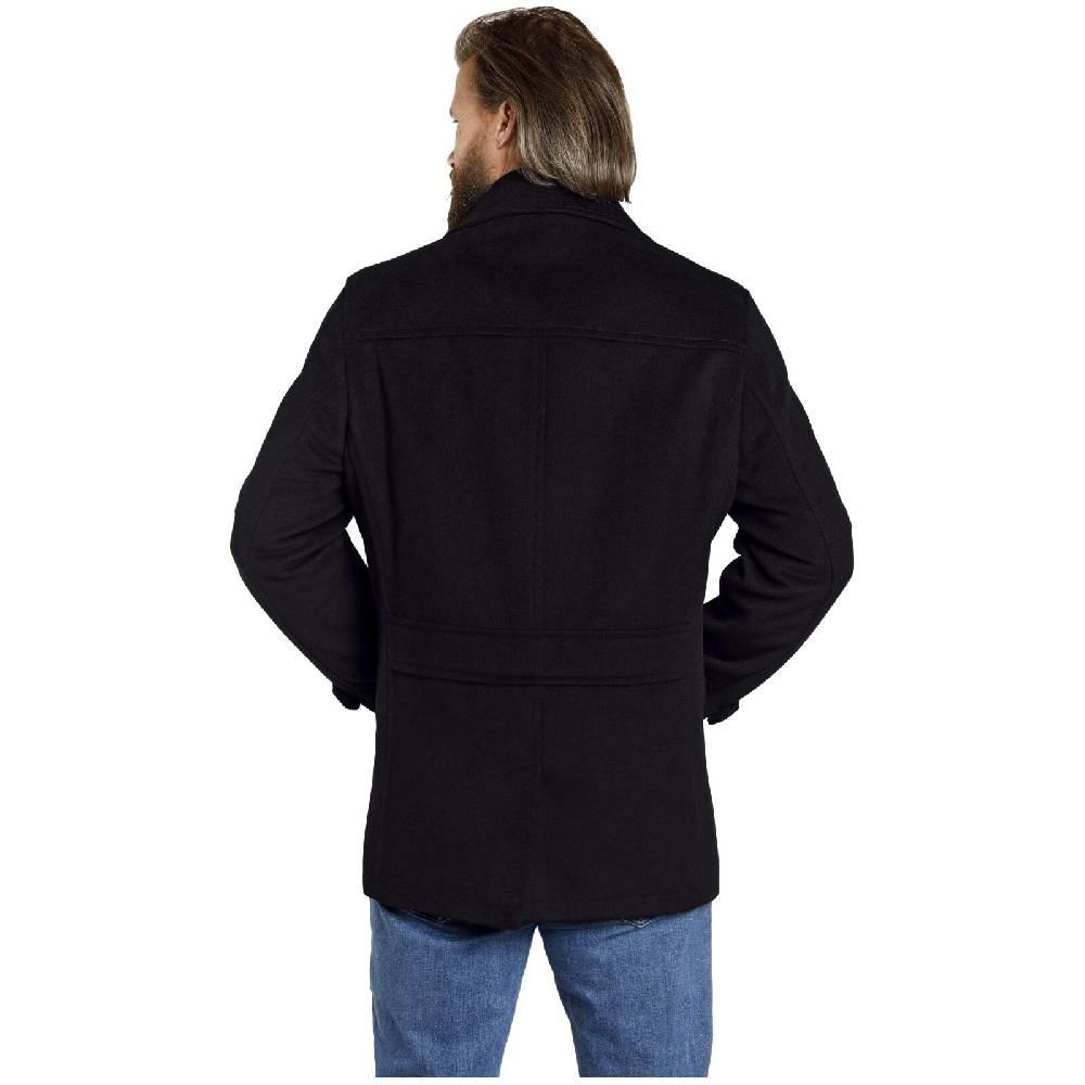 Jan Vanderstorm Wolljacke TJORVE schwarz Lagerräumung