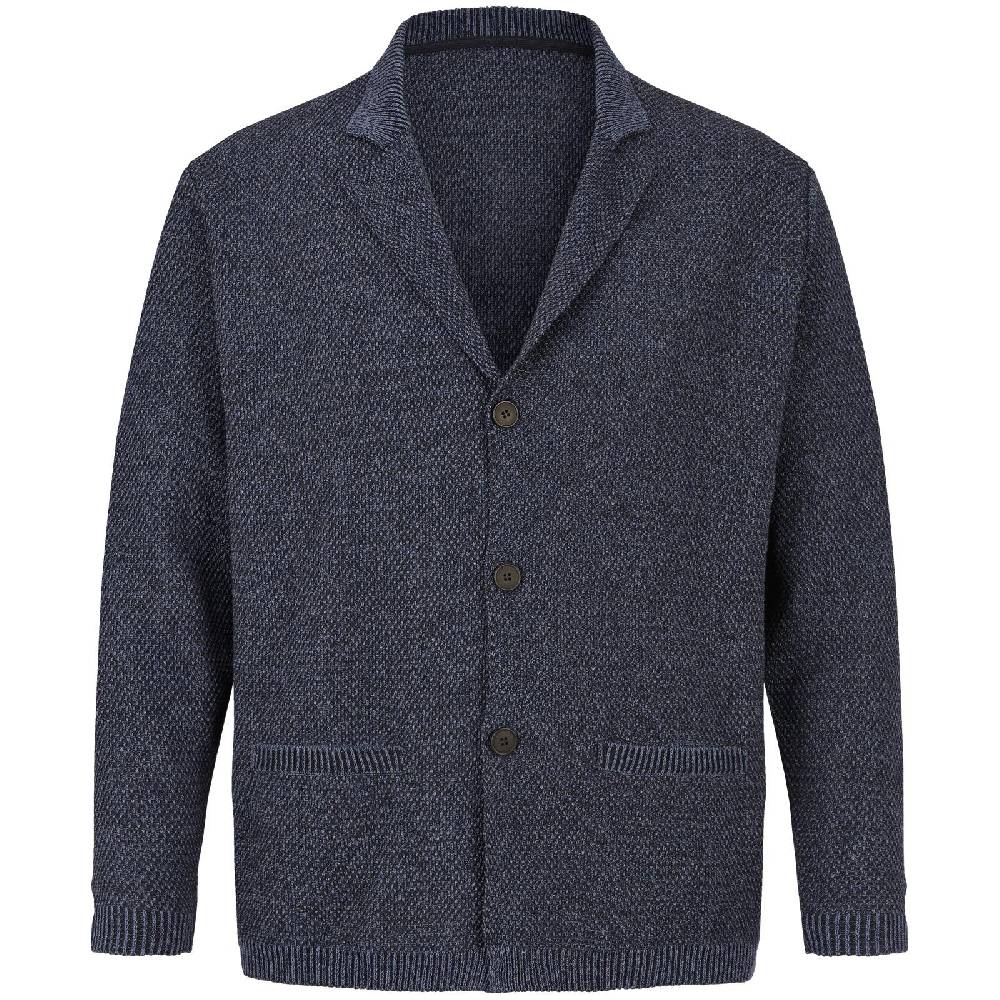 Jan Vanderstorm Strickjacke ASGER blau Heißer Verkauf