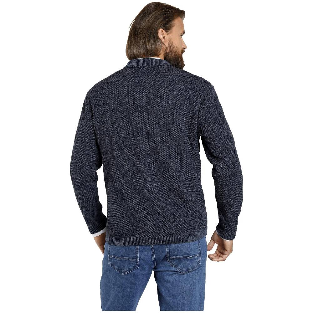 Jan Vanderstorm Strickjacke ASGER blau Heißer Verkauf