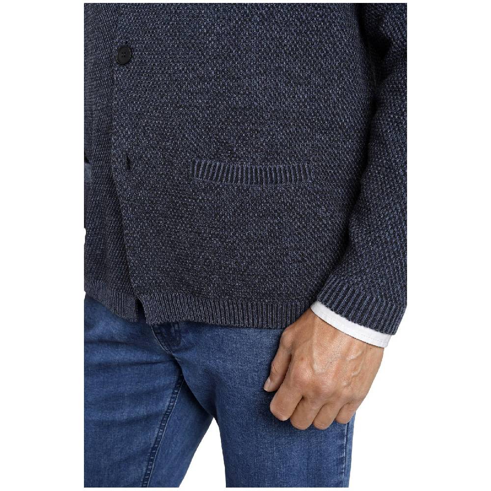 Jan Vanderstorm Strickjacke ASGER blau Heißer Verkauf