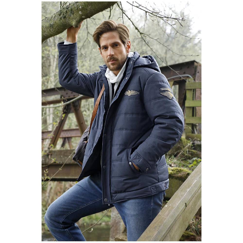 Jan Vanderstorm Jacke JUHAPEKKA blau Top Angebot