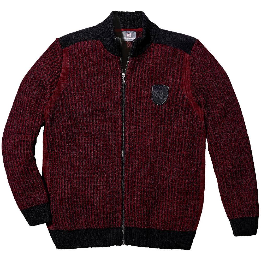 Jan Vanderstorm Strickjacke HALSTEN rot Bestseller