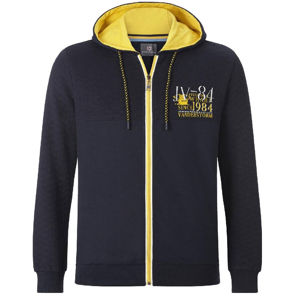 Jan Vanderstorm Sweatjacke DAGOMAR dunkelblau Super Sparpreis