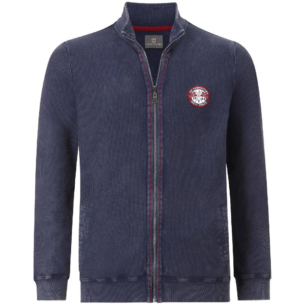 Jan Vanderstorm Sweatjacke DIETBERT dunkelblau Wochenangebot