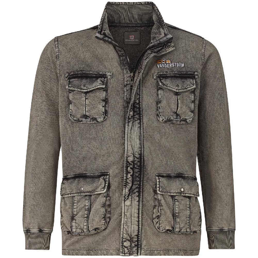 Jan Vanderstorm Sweatjacke GANGOLF dunkelgrau Letzte 3 Tage