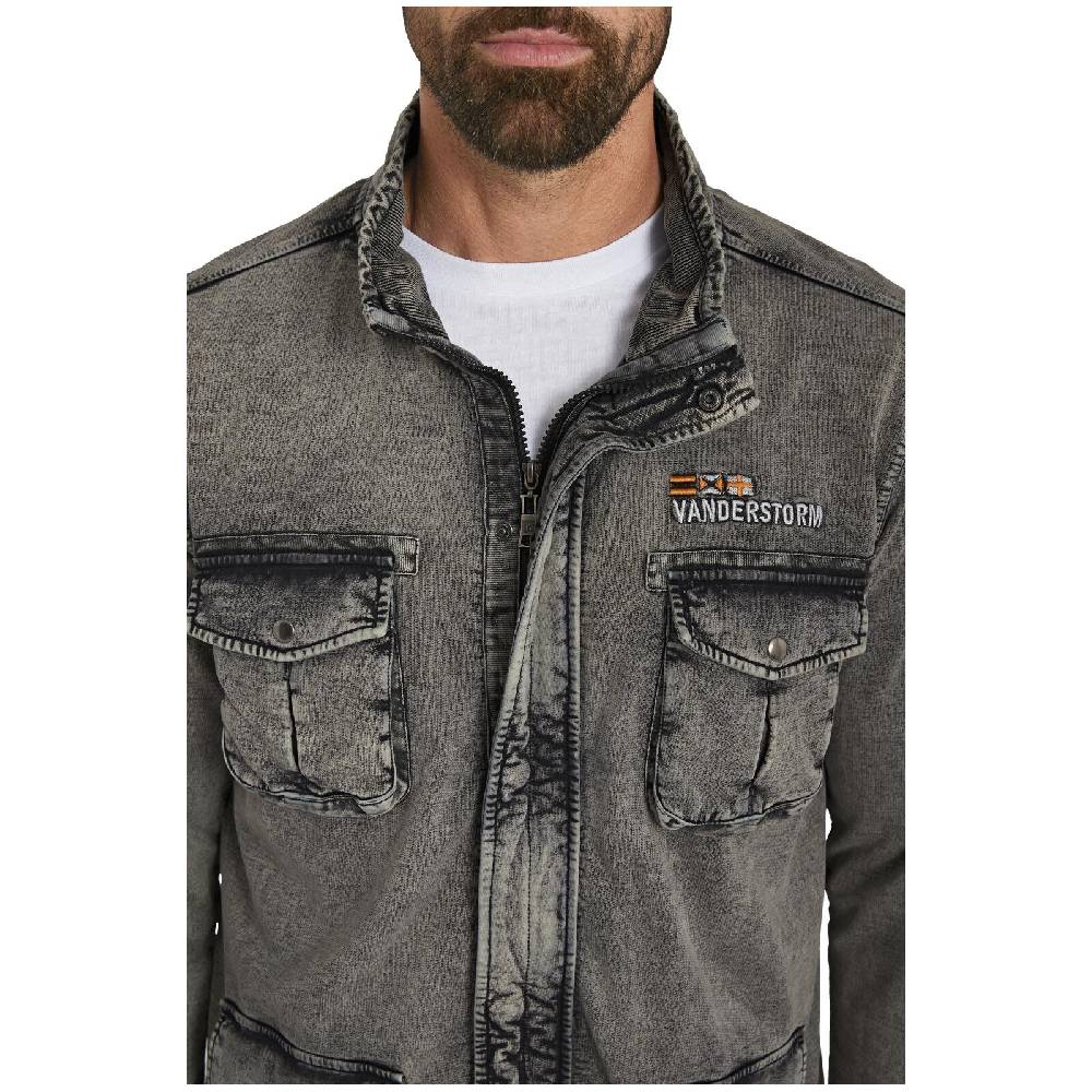 Jan Vanderstorm Sweatjacke GANGOLF dunkelgrau Letzte 3 Tage