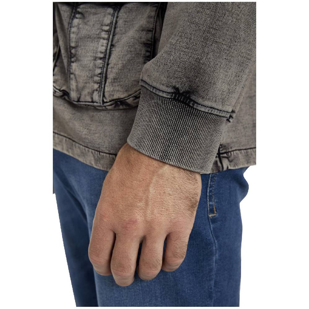 Jan Vanderstorm Sweatjacke GANGOLF dunkelgrau Letzte 3 Tage