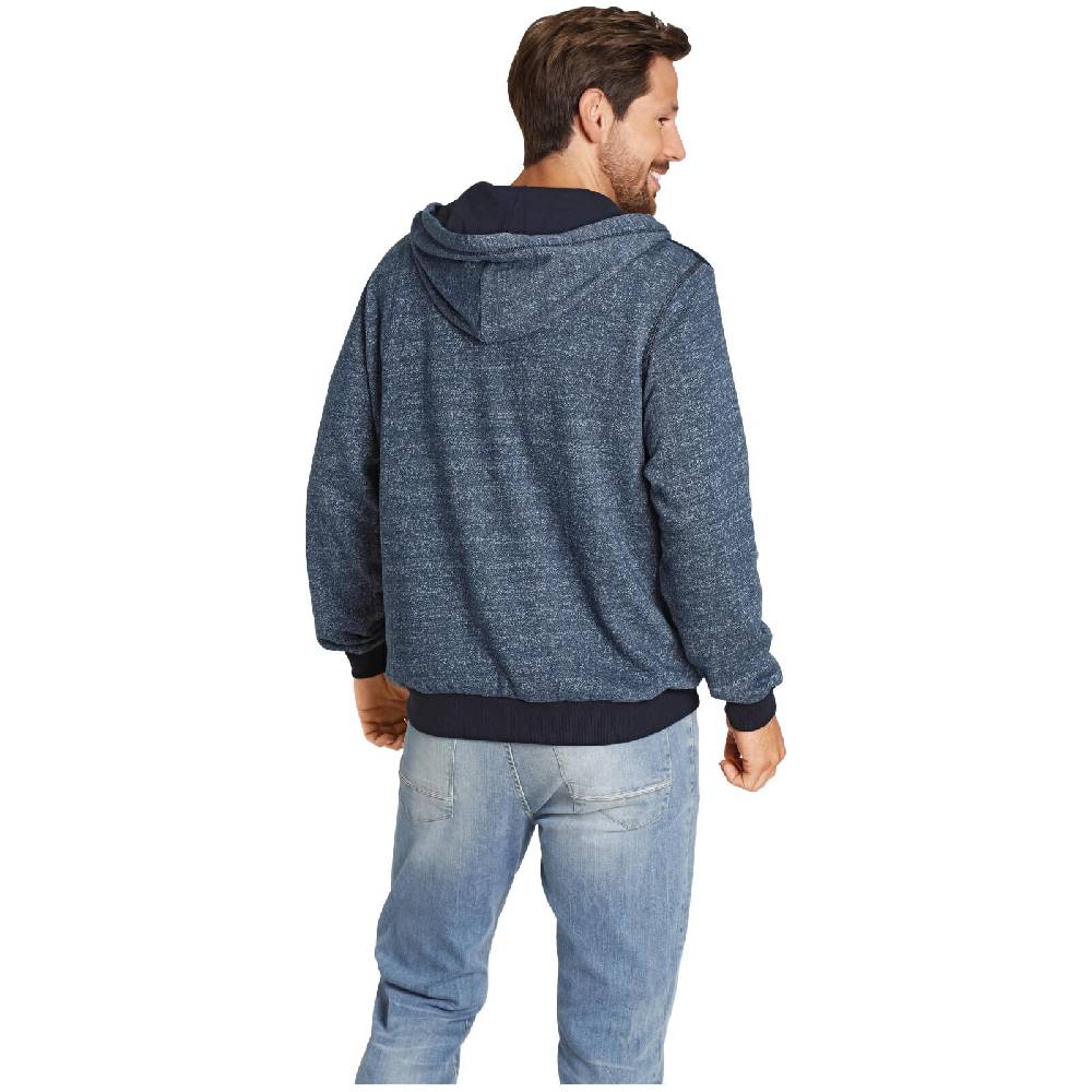 Jan Vanderstorm Sweatjacke ROBART blau melange Fabrik Onlineshop