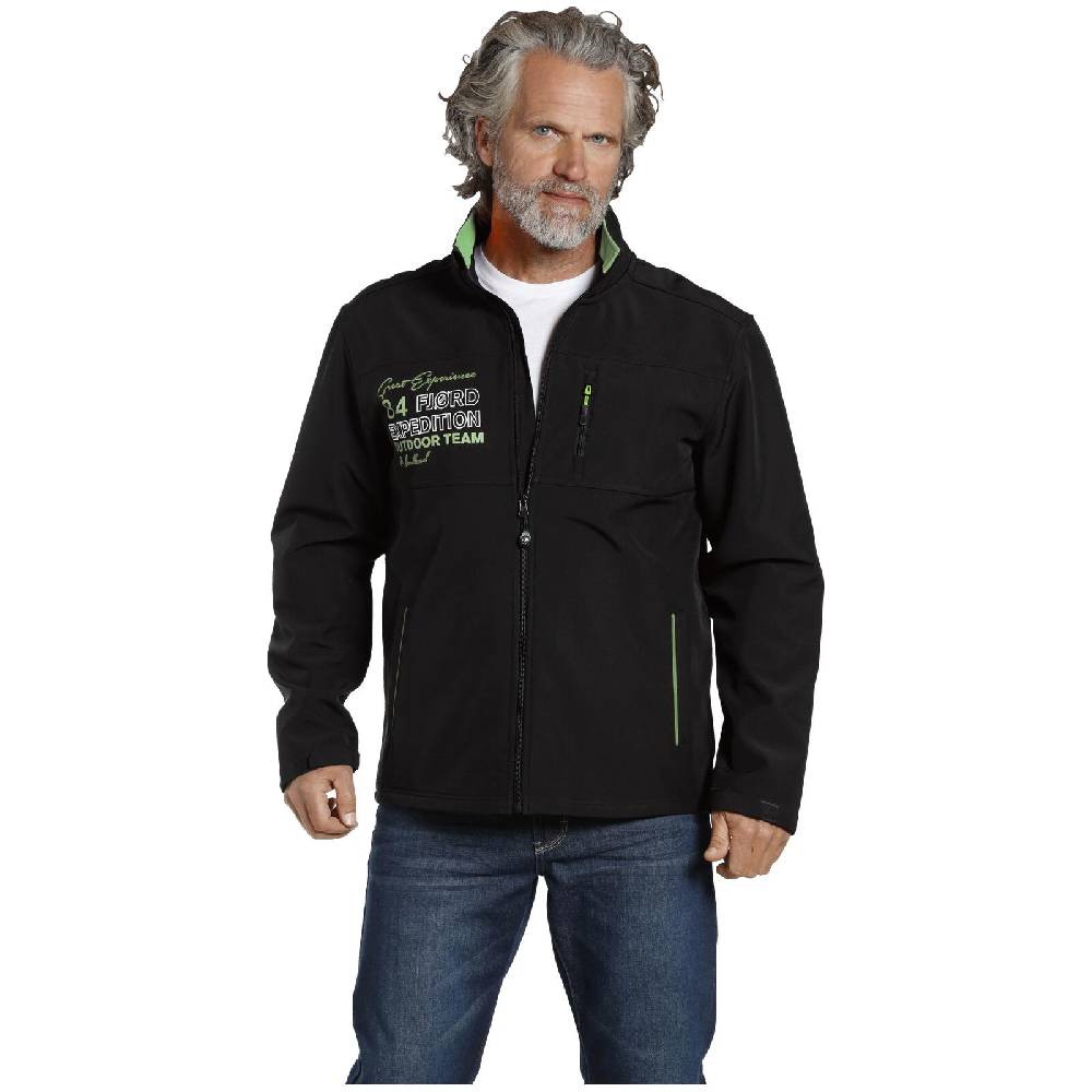 Jan Vanderstorm Softshelljacke TEEMU schwarz Günstig kaufen